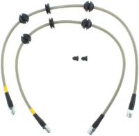 StopTech - StopTech 10-15 BMW 550i Stainless Steel Front Brake Lines - Image 3