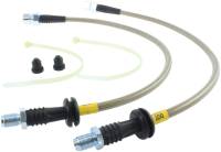 StopTech - StopTech 92-95 Porsche 968 Exc Sport Brake Package Front Stainless Steel Brake Line Kit - Image 3