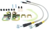 StopTech - StopTech 00-02 Jaguar S Type Stainless Steel Front Brake Lines - Image 3