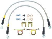 StopTech - StopTech 00-02 Jaguar S Type Stainless Steel Rear Brake Lines - Image 4