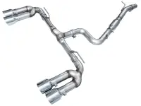 AWE 22-24 Audi 8Y S3 Touring Edition Exhaust - Chrome Silver Tips