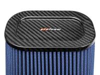 aFe - aFe Magnum FLOW Pro 5R Air Filter (5.5x 7.5)in F (9x 7)in B (5.8 x 3.8)in T (Carbon Fiber) x 10in H - Image 4