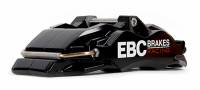 EBC Racing 13-22 Volkswagen Golf GTI MK7/MK8 2.0T Black Apollo-6 Front Left Caliper - BC6101BLK-L