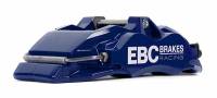 EBC Racing 13-22 Volkswagen Golf GTI MK7/MK8 2.0T Blue Apollo-6 Front Left Caliper - BC6101BLU-L