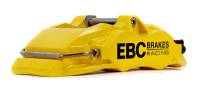 EBC Racing 13-22 Volkswagen Golf GTI MK7/MK8 2.0T Yellow Apollo-6 Front Left Caliper - BC6101YEL-L