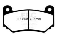 EBC - EBC 08-11 Lotus Exige 1.8 Supercharged (240) Greenstuff Front Brake Pads - Image 2