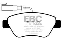 EBC - EBC 10-11 Fiat 500 1.4 (Bosch Calipers) Greenstuff Front Brake Pads - Image 2