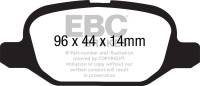 EBC - EBC 11+ Fiat 500 1.4 (ATE Calipers) Greenstuff Rear Brake Pads - Image 2