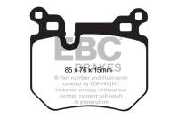 EBC - EBC 08-10 BMW 135 3.0 Twin Turbo Greenstuff Rear Brake Pads - Image 2