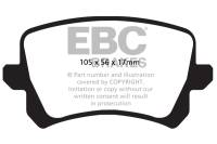 EBC 15+ Audi Q3 2.0 Turbo Greenstuff Rear Brake Pads - DP22004