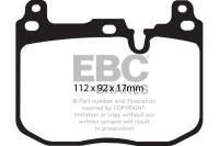 EBC 14+ BMW 228 Coupe 2.0 Turbo Brembo calipers Greenstuff Front Brake Pads - DP22130