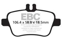 EBC - EBC 13+ Mercedes-Benz CLA250 2.0 Turbo Greenstuff Rear Brake Pads - Image 3