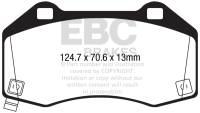 EBC - EBC 2017+ Fiat 124 Spider 1.4L Turbo Abarth Greenstuff Front Brake Pads - Image 3