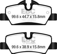 EBC - EBC 14+ Mini Hardtop 1.5 Turbo Cooper Greenstuff Rear Brake Pads - Image 2