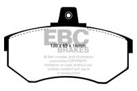 EBC - EBC 84-87 Audi 4000 1.8 Greenstuff Front Brake Pads - Image 3