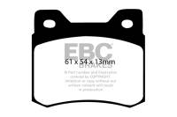 EBC - EBC 84-86 Mercedes-Benz 190/190E 2.3 Greenstuff Rear Brake Pads - Image 1