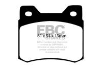 EBC - EBC 84-86 Mercedes-Benz 190/190E 2.3 Greenstuff Rear Brake Pads - Image 3