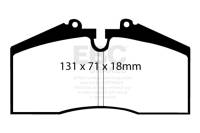 EBC - EBC 86-91 Porsche 928 5.0 Greenstuff Front Brake Pads - Image 3