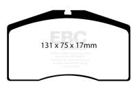 EBC - EBC 92-95 Porsche 928 5.4 Greenstuff Front Brake Pads - Image 3