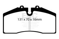 EBC - EBC 05+ Ford Saleen Mustang Brembo front calipers Redstuff Front Brake Pads - Image 3