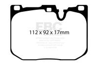 EBC - EBC 14+ BMW M3 3.0 Twin Turbo (F80) Redstuff Front Brake Pads - Image 3