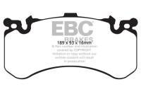 EBC - EBC 11+ Audi A8 Quattro 6.3 (Cast Iron Rotors) Redstuff Front Brake Pads - Image 3