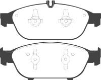 EBC 12+ Mercedes-Benz E550 4.6 Twin Turbo Coupe Redstuff Front Brake Pads