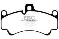 EBC - EBC 01-03 Porsche 911 (996) (Cast Iron Rotor only) 3.6 Twin Turbo GT2 Redstuff Front Brake Pads - Image 2