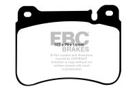 EBC - EBC 05-07 Mercedes-Benz C230 (W203) 2.5 Sport Sedan Redstuff Front Brake Pads - Image 2