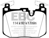 EBC - EBC 16-18 BMW M2 3.0L Turbo Redstuff Front Brake Pads - Image 3