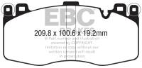 EBC - EBC 15-19 BMW X5M 4.4TT (F85) Redstuff Front Brake Pads - Image 3