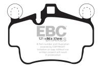 EBC - EBC 07-08 Porsche 911 (997) (Cast Iron Rotor only) 3.6 Carrera 2 Redstuff Front Brake Pads - Image 2