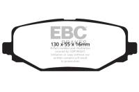 EBC 12+ Chrysler Town & Country 3.6 Yellowstuff Rear Brake Pads