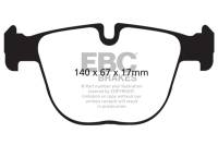 EBC - EBC 10+ BMW X5M 4.4 Twin Turbo Yellowstuff Rear Brake Pads - Image 3