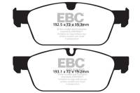 EBC - EBC 13-16 Mercedes-Benz GL350 3.0 TD AMG Package Yellowstuff Front Brake Pads - Image 3