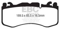 EBC - EBC 12+ Aston Martin Vantage 4.7 Yellowstuff Front Brake Pads - Image 3