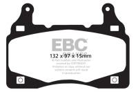 EBC - EBC 11-15 Chevrolet Camaro 6.2L Bluestuff Front Brake Pads - Image 2