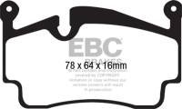 EBC - EBC 05-09 Porsche 911 (997) (Cast Iron Rotor only) 3.6 Carrera 2 Sport Bluestuff Rear Brake Pads - Image 2