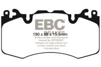 EBC - EBC 13+ Land Rover Range Rover 3.0 Supercharged Greenstuff Front Brake Pads - Image 3