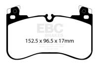 EBC - EBC 2020+ Land Rover Defender 90 Greenstuff Front Brake Pads - Image 3