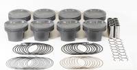 Mahle - Mahle MS Piston Set 408ci 4.030in Bore 4in Stroke 6.250in Rod .927 Pin -6.5cc 9.5 CR - Set of 8 - Image 1