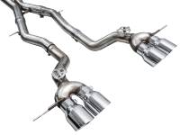 AWE Tuning - AWE Tuning 23-24 BMW G87 M2 Track Edition Exhaust - Chrome Silver Tips - 3020-42487 - Image 3