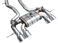 AWE Tuning - AWE Tuning 23-24 BMW G87 M2 SwitchPath Edition Exhaust - Chrome Silver Tips - 3025-42487 - Image 3